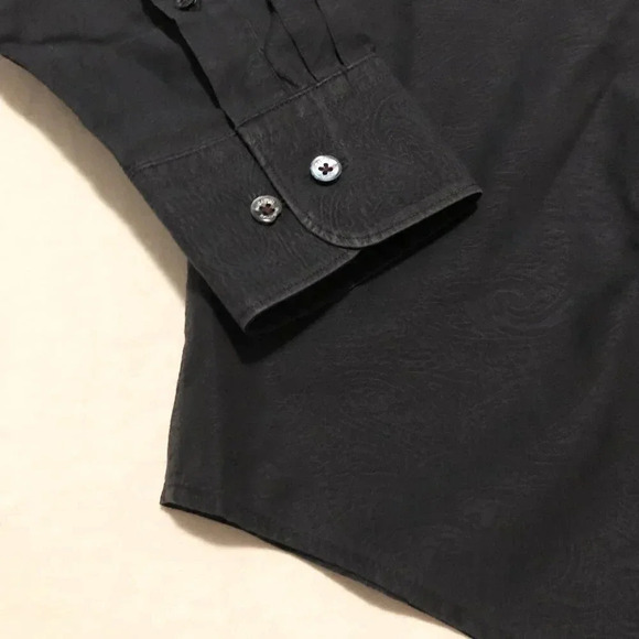 Bugatchi Uomo Mens Size Large Button Up Dress  Shirt Long Sleeve - Picture 5 of 16